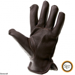 Мужские перчатки из оленьей кожи