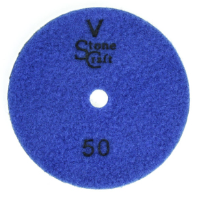 #50, obligacji metalowej romb polerowanie pad d125mm