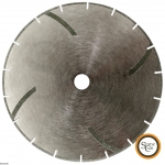 Алмазний диск с гальванічним боковим напиленням у формі смужки d 230 мм